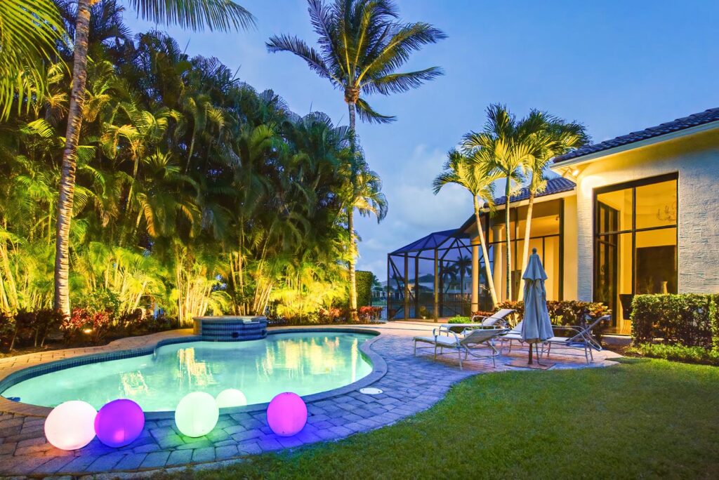 Twilight dusk real estate photoshoot, Fort Lauderdale, Florida